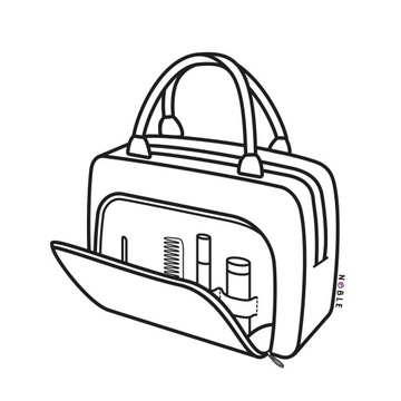 Женская косметичка, большая косметичка, Noble Travel Bag