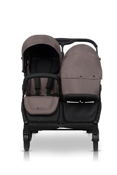 КОЛЯСКА DOBLO TAUPE 0–22 КГ С НЕЗАВИСИМЫМИ СИДЕНЬЯМИ, ЗАЩИТНЫМИ ПЛЕНКАМИ