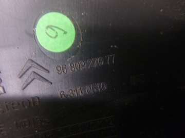 CITROEN BERLINGO PEUGEOT PARTNER III LEVÝ ZÁSLEPKA KONZOLA DESKY 9680927077