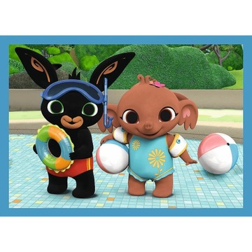 Головоломка Bing 4 головоломки 12,15,20,24 Элементы для трех -летнего веселого бинга