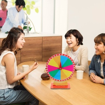 Настольная игра Колесо фортуны Маленькая Для свадьбы Для детей Рулетка Настольная игра