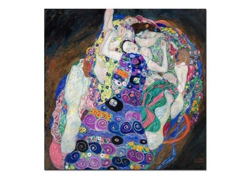 OBRAZ Gustav Klimt PANNA 80x80 cm reprodukcja