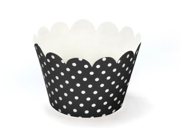 Papilotki na muffinki czerwone czarne mickey miki