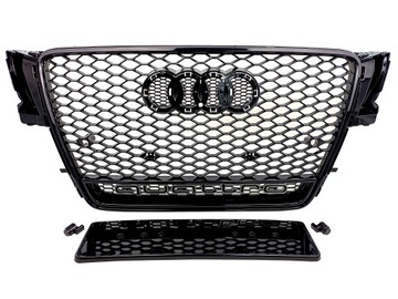 GRILL ATRAPA AUDI A5 RS5 8T0 2007 2008 2009 2010 2011 PLASTER MIODU QUATTRO