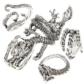 COOL RINGS SPECJALNA KREATYWNOŚĆ DLA MĘŻCZYZN DRAGON MĘSKIE