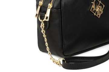 ПОЛЬСКАЯ СУМКА LAURA BIAGGI MESSAGE, ЧЕРНАЯ