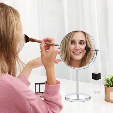 Lusterko stojące biały