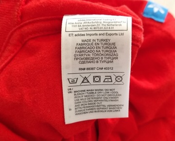 ADIDAS ORIGINALS 3 STRIPES BIG PRINT LOGO T-Shirt Damska Koszulka XL