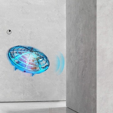 MINI LATAJĄCA KULA UFO ZDALNE STEROWANIE RĘCZNE DRONY ŚWIECĄCA OBRÓT O 360°