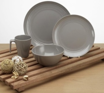 МЕЛАМИНОВЫЙ НАБОР FLAMEFIELD LATTE ОБЕДЕННЫЙ 16 шт.