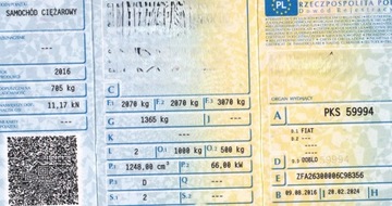 Fiat Doblo III Cargo 1.3 Multijet II 16v 90KM 2016 FIAT DOBLO ciężarowy Klima Navi (MPV) (263_) 1.3 D Multijet, zdjęcie 6