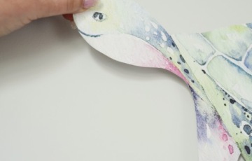 Наклейка на стену из воздушных шаров кролика для детей