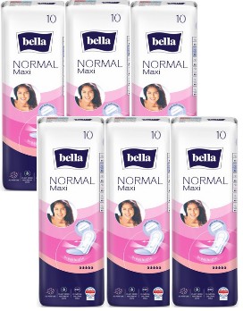 PAKIET Podpaski Bella Normal Maxi 6x10 szt