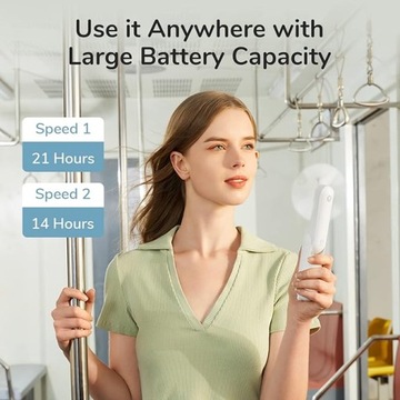 МИНИ-ВЕНТИЛЯТОР JISULIFE БЕЛЫЙ 88021