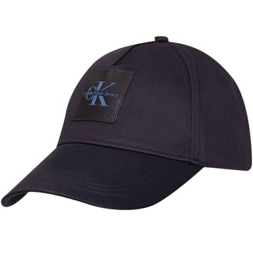 CALVIN KLEIN CZAPKA Z DASZKIEM TAGGED CAP CZARNA