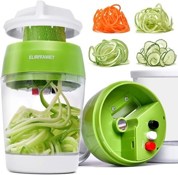 RĘCZNA KRAJALNICA SPIRALNA DO WARZYW 5W1 SPIRALIZER