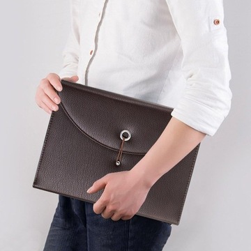 Элегантная папка для документов с 13 отделениями, вместительная папка.