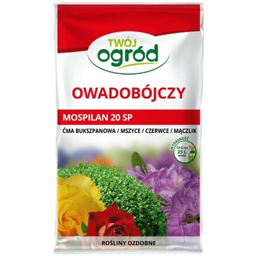 MOSPILAN 20 SP 10G OWADOBÓJCZY DO ROŚLIN OZDOBNYCH NA SZKODNIKI MSZYCE