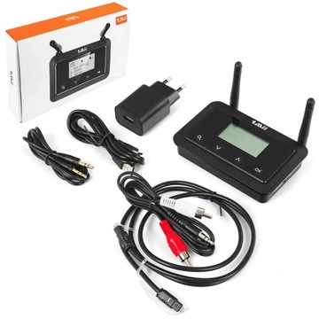 Приемник Bluetooth-передатчик с ЖК-дисплеем, радиус действия 50 м B03Plus для нескольких устройств