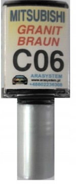 Zaprawka lakier do rys 10ml MITSUBISHI C06 GRANIT BROWN