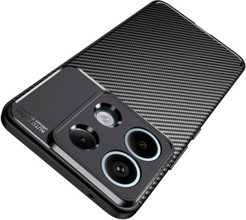 Etui ULTIMATE CARBON CASE PANCERNE do Xiaomi Redmi Note 13 PRO 4G + SZKŁO