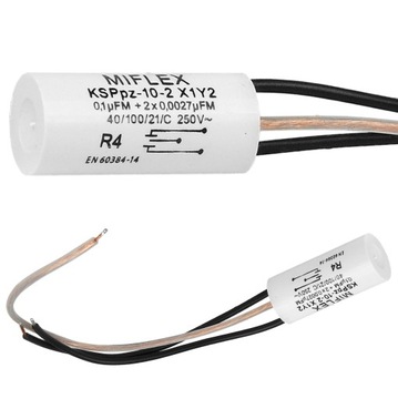 Kondensator Miflex 0,1 uF KSPpz - 10-2 Celma