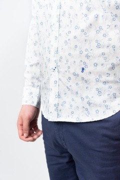 PEPE JEANS BIAŁA KOSZULA FLORAL PRINT (M)