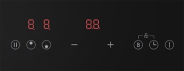 Vivax BH-02MIN BOOSTER 230/400W 2+3 встраиваемая индукционная варочная панель 2 конфорки