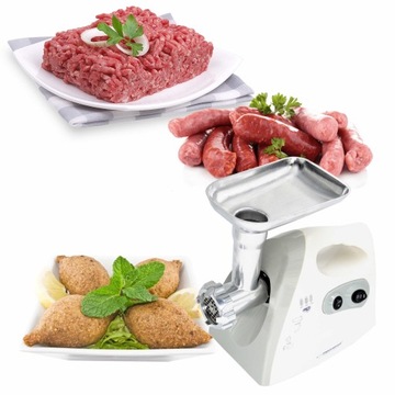 ЭЛЕКТРИЧЕСКАЯ МЯСОРУБКА С 3 МОЩНЫМИ РЕШЕНИЯМИ 600ВТ