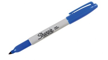 Marker Sharpie Fine permanentny niebieski wodoodporny