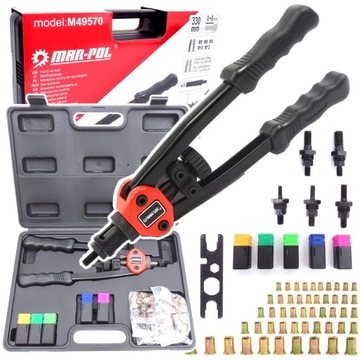 NITOWNICA RĘCZNA M5-M12 + 50szt NITONAKRĘTEK