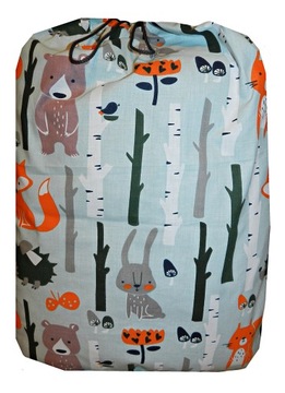 Мешок для постельного белья из хлопка для ДЕТСКОГО САДА + ВЫШИВКА