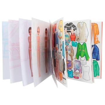 ТОП МОДЕЛЬ ТВОРЧЕСКИЙ НАБОР наклеек DRESS ME UP