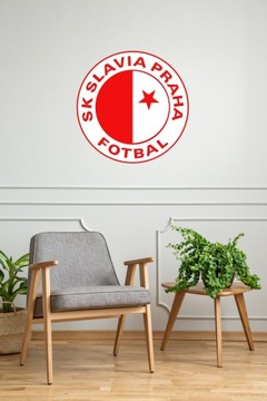 Slavia Praga logo Herb na ścianę 3D dekoracja prezent dla męża chłopaka