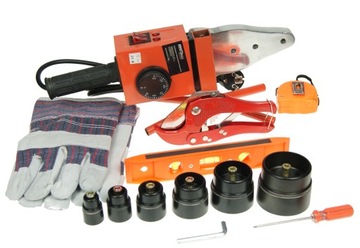 ТРУБОСВАРОЧНЫЙ АППАРАТ 2900Вт 230В НАБОР МАТРИЦ ПП ПВХ