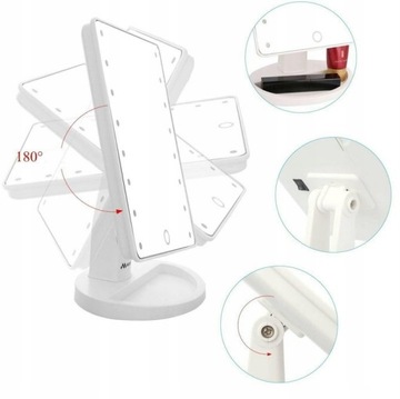 Lusterko kosmetyczne uchylne do makijażu !