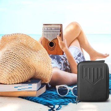 ПОРТАТИВНОЕ ПИАНО KALIMBA ZANZA MBIRA 17 КНОПОК ИЗ КРАСНОГО ДЕРЕВА ПОДАРОК