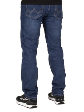 Spodnie męskie jeans W:33 88 CM L:32 granatowe