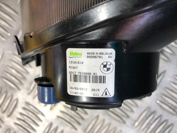 BMW F10 F11 HALOGEN W NÁRAZNÍK PRAVÝ 89206701