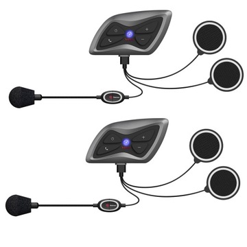 2x INTERKOM INTERCOM MOTOCYKLOWY BLUETOOTH 1500m