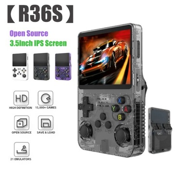 R36S Ретро портативная игровая консоль с открытым исходным кодом Linux-система 3,5 дюйма