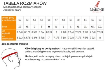 Kaszkiet Męski Włoski Czapka MARONE HATS 59