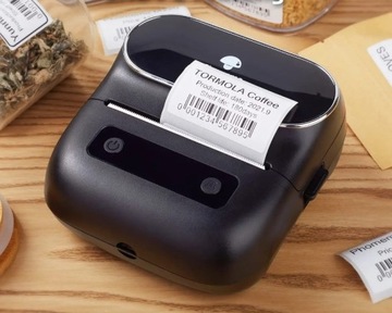 Мини-термопринтер Phomemo M220 для самоклеящихся этикеток и наклеек 80 мм.