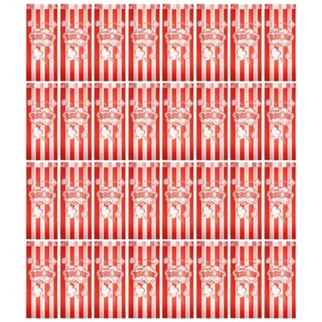 OPAKOWANIE POJEMNIK NA COOKIES MINI WORECZKI POPCORN