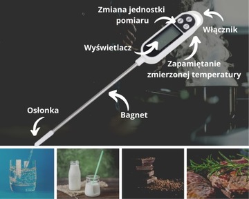 Термометр кондитерский гастрономический-50+300 ШАНС