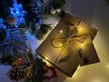 РОЖДЕСТВЕНСКИЕ КОРОБКИ ДЕКОРАТИВНЫЙ КАРТОН ПОДАРОЧНАЯ КОРОБКА 5 ШТ.