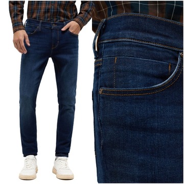 MUSTANG ATLANTA SUPER SKINNY MĘSKIE SPODNIE JEANSOWE JEANSY DŻINS W34 L30