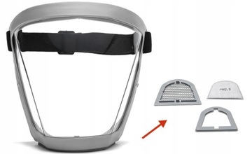 Maska zjh6585 Face Shield pełnotwarzowa