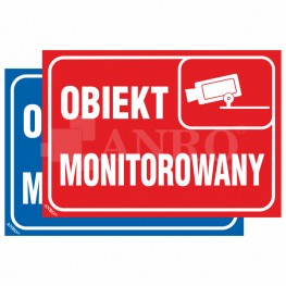 ZNAK TABLICA OBIEKT MONITOROWANY