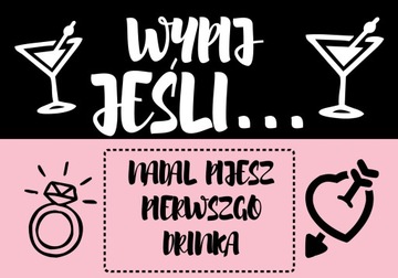 ZDRAPKI WIECZÓR PANIEŃSKI + PYTANIA + ZADANIA + CERTYFIKAT + ZABAWA + GRA